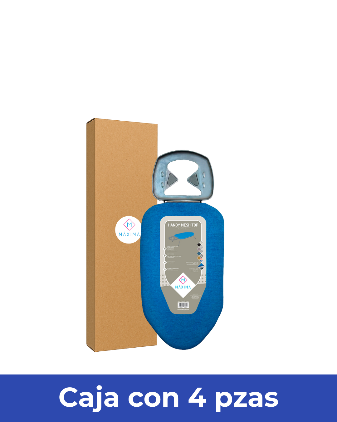 Caja con 4 burros de planchar Mesh Top