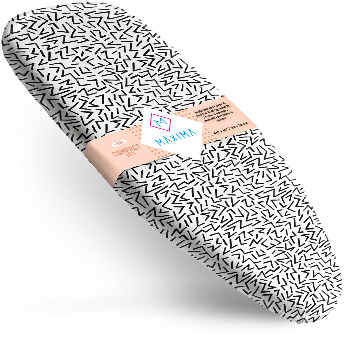 Funda de repuesto para tabla de planchar Máxima Hogar | Algodón 100%, repelente y retardante