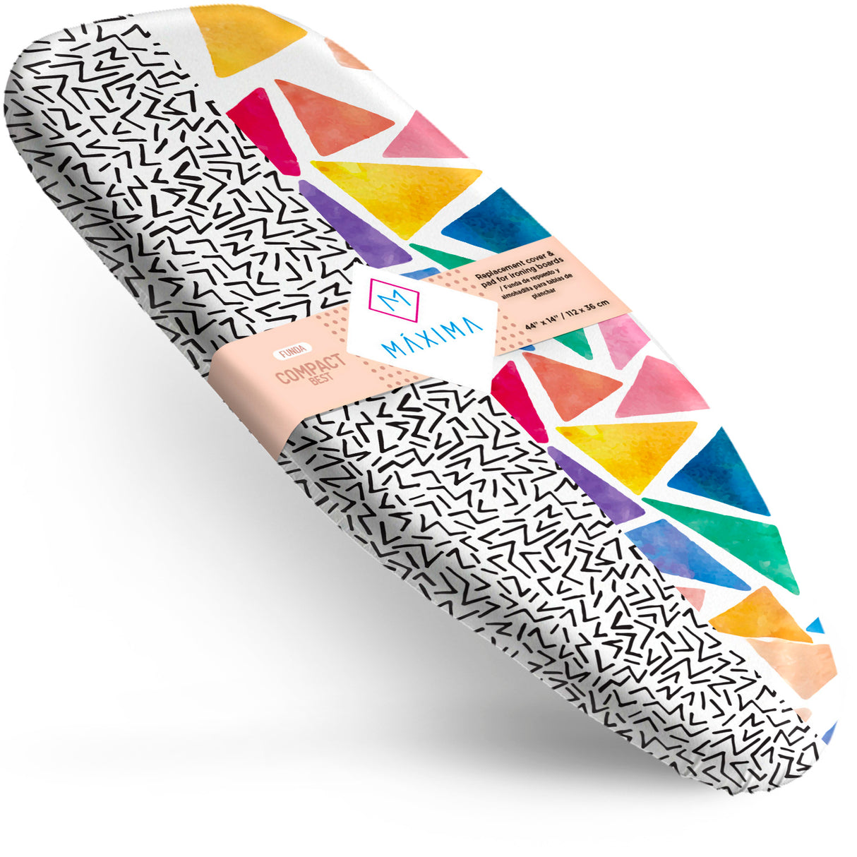 Funda Reversible de repuesto para tabla de planchar Máxima Hogar | Algodón 100%, doble vista