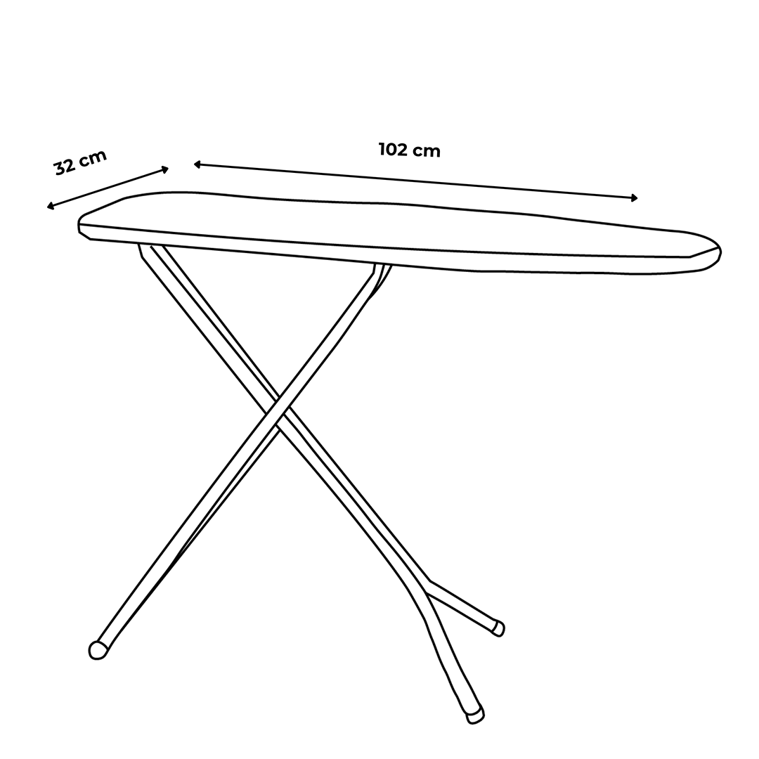 Burro de Planchar COMPACT 4 LEG