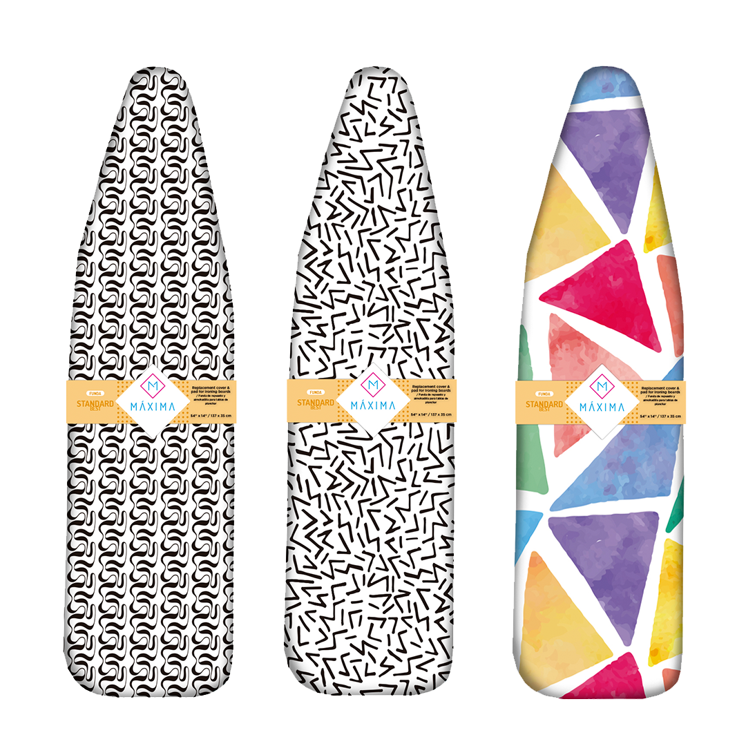3X2  PACK FUNDAS DE REPUESTO PARA BURRO DE PLANCHAR