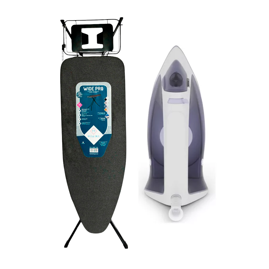 Combo Burro De Planchar De Acero Maxima Wide Pro 122cmx46cm