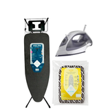 Combo Profesional de Planchado Máxima Hogar | Tabla Wide Pro + Plancha Oster