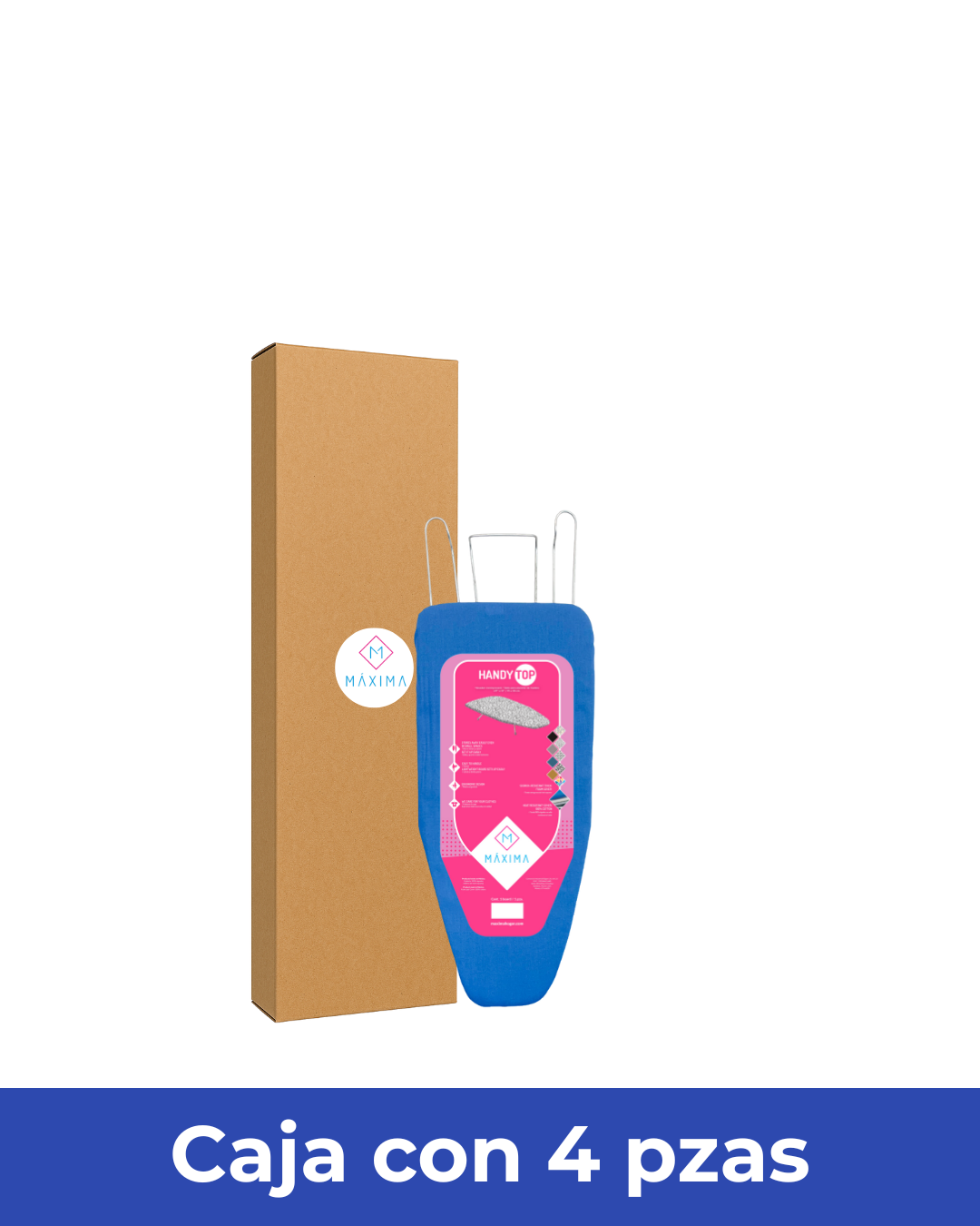 Caja con 4 burros de planchar Handy Top