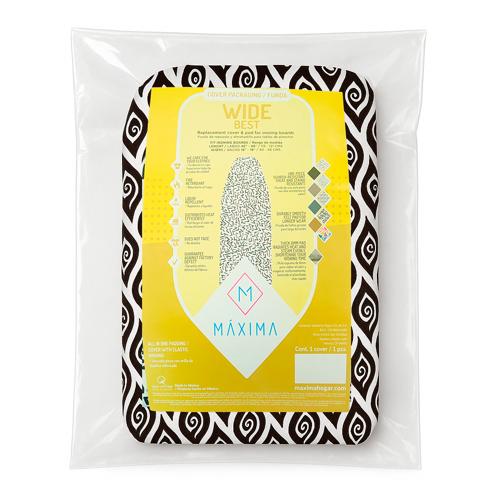Combo Profesional de Planchado Máxima Hogar | Tabla Wide Pro + Plancha Oster