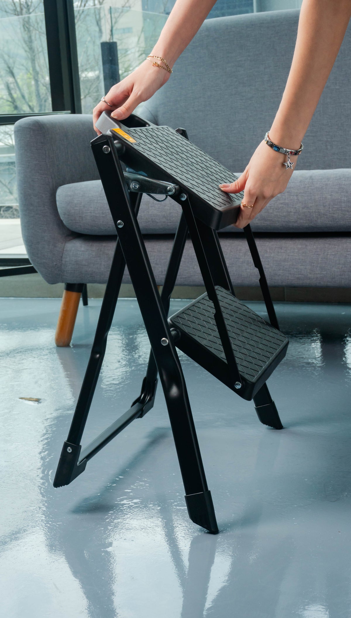 Home Essential| Tendedero Plegable Dryer Rack + Escalera 2 peldaños