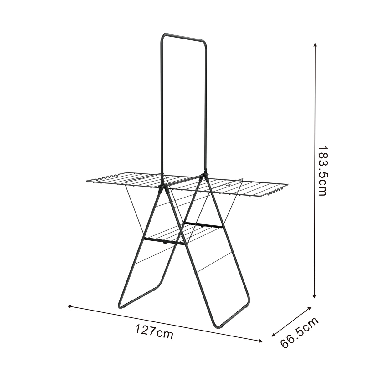 DryerRack | Tendedero Plegable Máxima con Alas Ajustables 20 m
