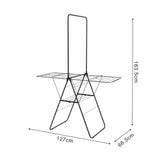 DryerRack | Tendedero Plegable Máxima con Alas Ajustables 20 m